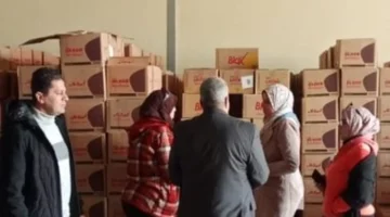 ضبط 8 أطنان مواد غذائية مجهولة المصدر في حملة تفتيشية بمركز قويسنا